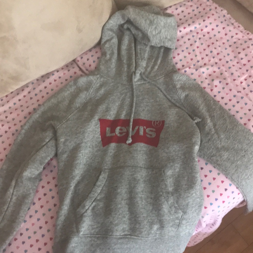 Levi’s gray hoodie size small